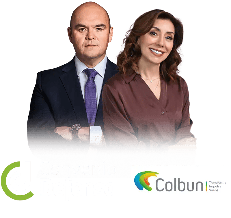 Ricardo Ibáñez y Carmen Gloria Arroyo. Convenio Colbun.