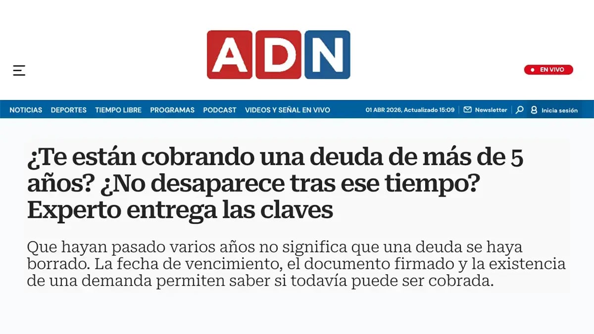 Titular de ADN: 