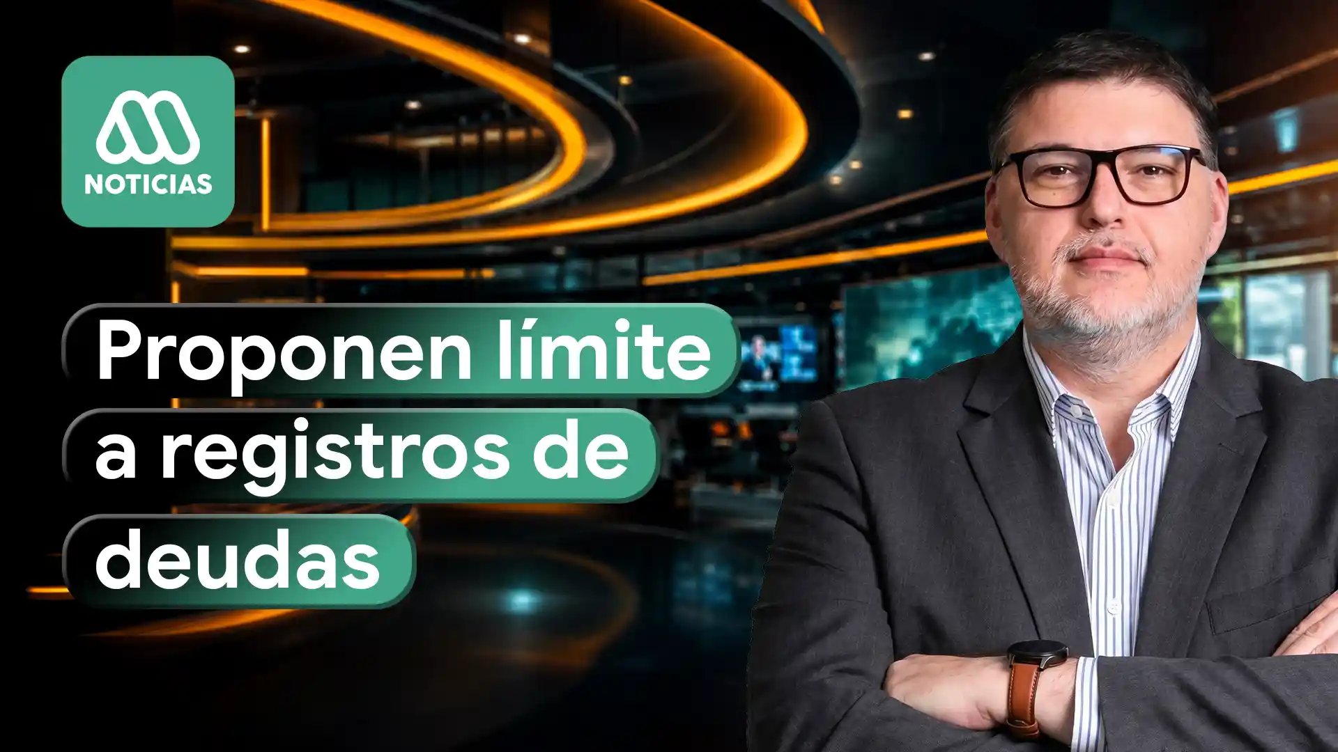 Portada estilo Mega Noticias con el título 